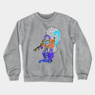 Robot Squirrel Leader Crewneck Sweatshirt